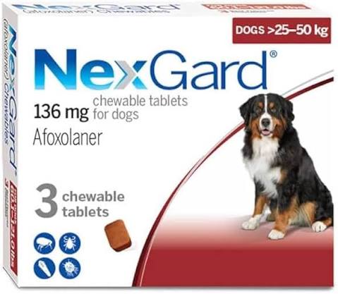 NEXGARD (25-50KG) DOG TABLET