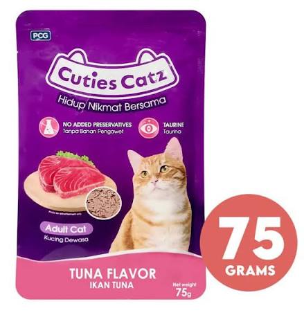 CUTIES CATZ TUNA POUCH