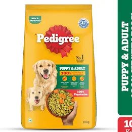 PEDIGREE ADULT & PUPPY VEG DRY FOOD (XL)