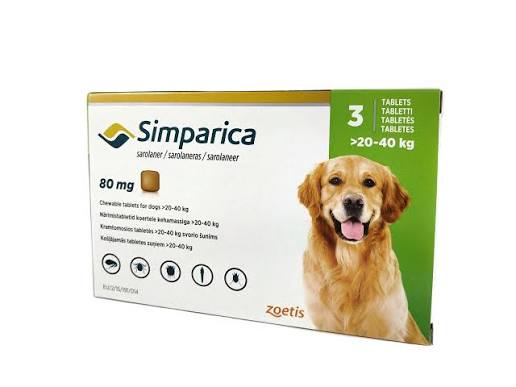 SIMPARICA (20-40KG) DOG TABLET