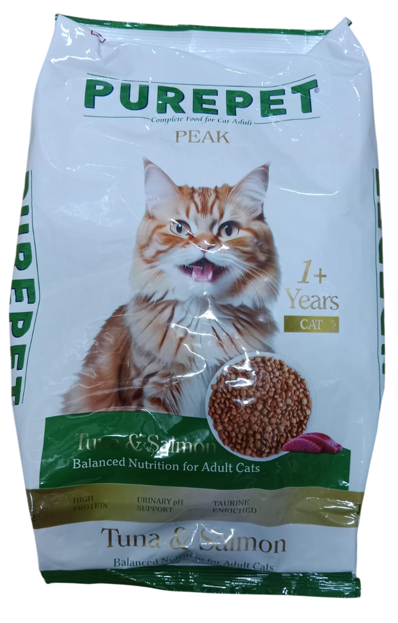 PUREPET PEAK ADULT TUNA & SALMON DRY FOOD (S)