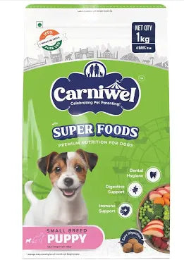 CARNIWEL PUPPY SMALL DOG VEG DRY FOOD (S)