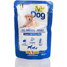 MR DOG HUNKS WITH CHIKEN LIVER GRAVY