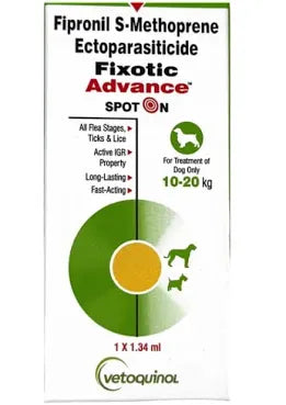 FIXOTIC ADVANCE (10-20KG) DOG SPOT ON