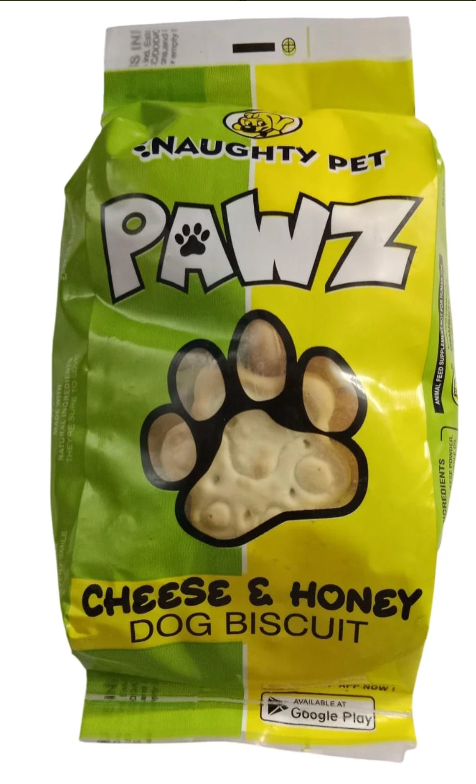 PAWZ CHEESE & HONEY DOG BISCUIT (S)