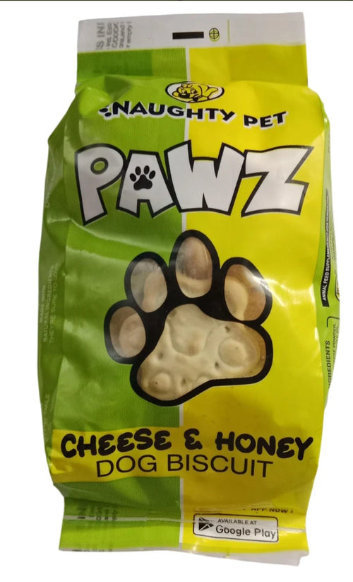 PAWZ CHEESE & HONEY DOG BISCUIT (S)