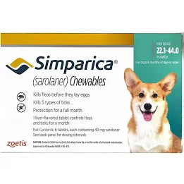 SIMPARICA (10-20KG) DOG TABLET