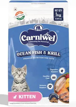 CARNIWEL KITTEN OCEAN FISH & KRILL CAT DRY FOOD (S)