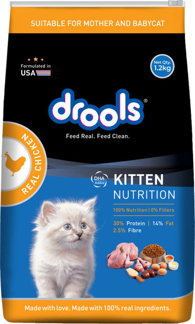 DROOLS CAT REAL CHICKEN 1.2 KG