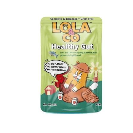 LOLA & CO HEALTHY GUT TUNA AND CHIC TOPPING SURIMI IN JELLY