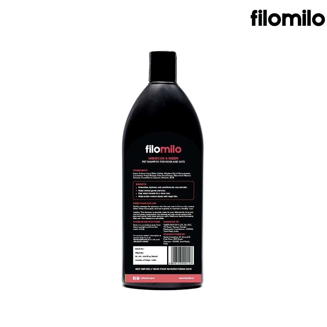 FILOMILO HIBISCUS AND NEEM SHAMPOO