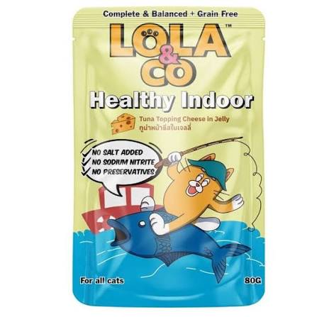 LOLA & CO HEALTHY INDOOR TUNA TOPPING CHEESE IN JELLY