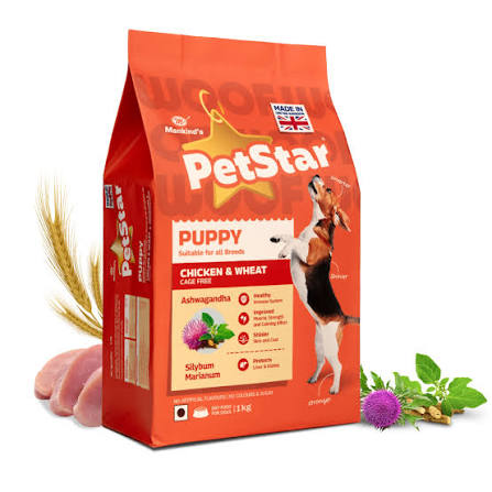 MANKINDS PETSTAR PUPPY CHIC DRY FOOD (M)