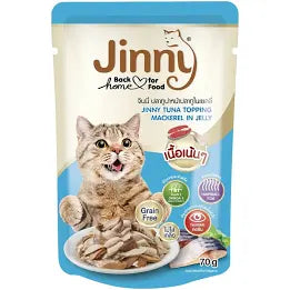 JINNY TUNA IN JELLY TOPPING MACKREL