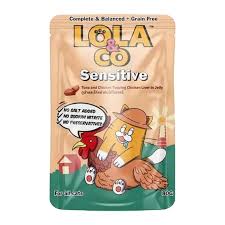 LOLA & CO SENSITIVE TUNA & CHIC TOPPING CHIC LIVER IN JELLY