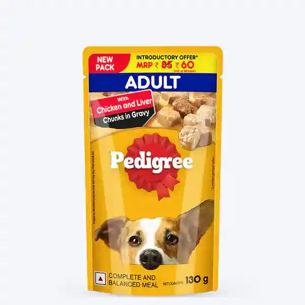 PEDIGREE ADULT ROASTED LAMB & CHIC GRAVY (L)