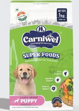 CARNIWEL PUPPY LARGE DOG VEG DRY FOOD (S)