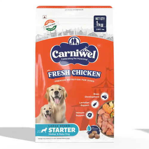 CARNIWEL FRESH CHIC LARGE DOG STARTER DRY FOOD (S)