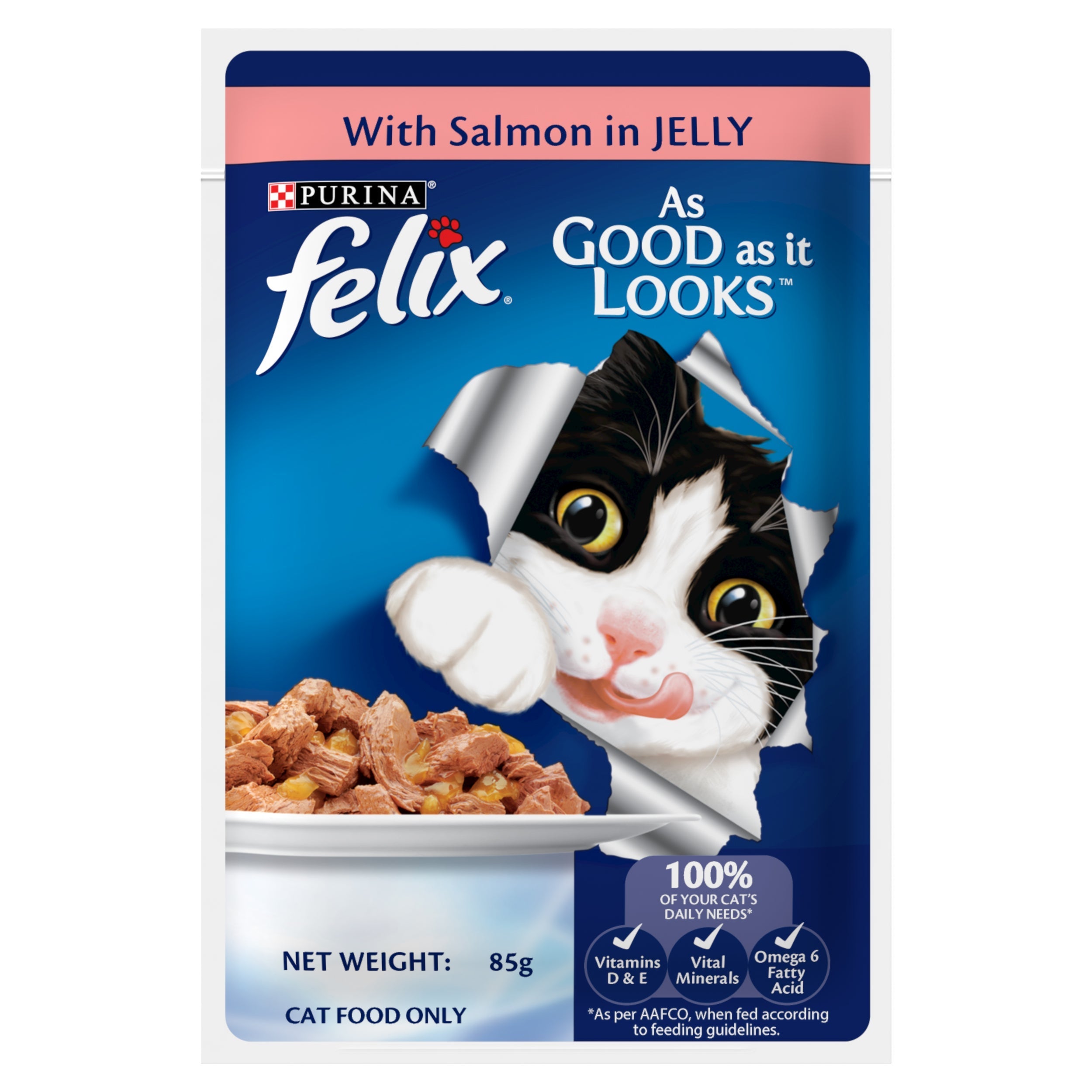 FELIX ADULT SALMON JELLY