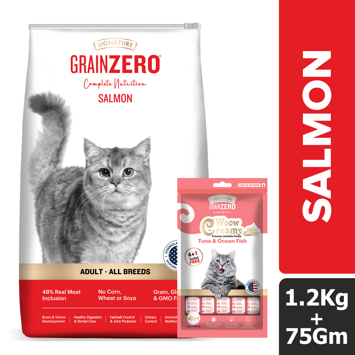 SIGNATURE GRAIN ZERO CAT ADULT SALMON