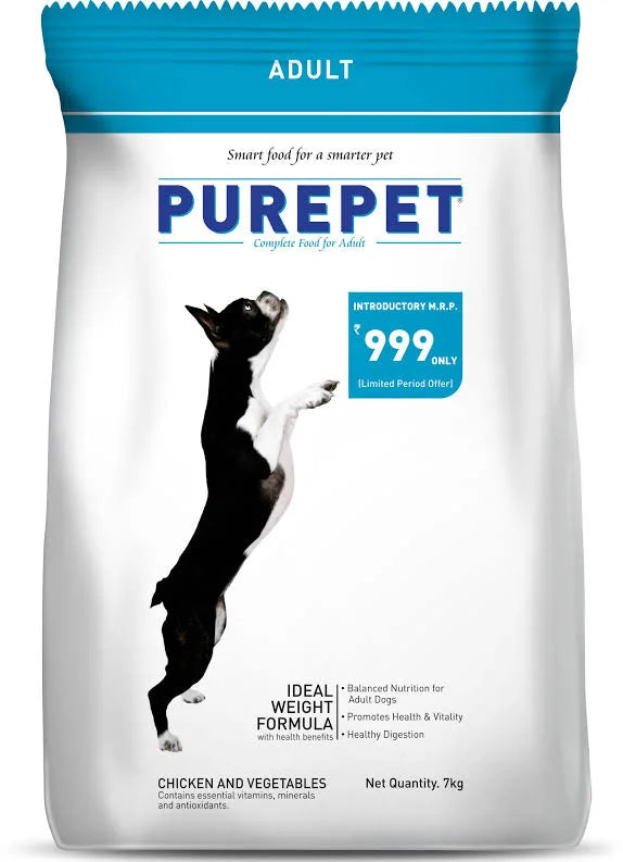 PUREPET DOG CHICKEN AND VEG ADULT