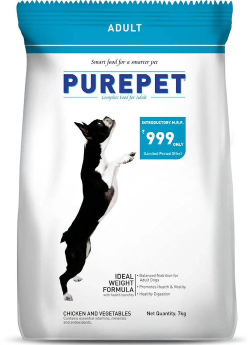 PUREPET DOG CHICKEN AND VEG ADULT