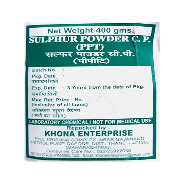 SULPHUR POWDER 400GM