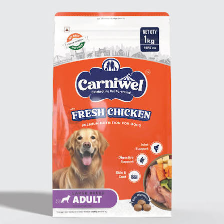 CARNIWEL ADULT LARGE DOG CHIC DRY FOOD (S)