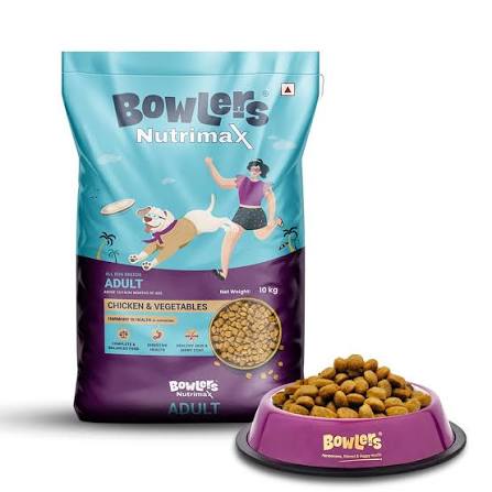 BOWLERS NUTRIMAX ADULT CHIC & VEG DRY FOOD (L)