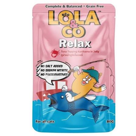 LOLA & CO RELAX TUNA TOPPING KANIKAMA IN JELLY