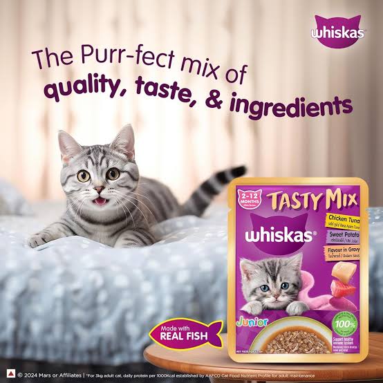 WHISKAS TASTYMIX GRAVY.