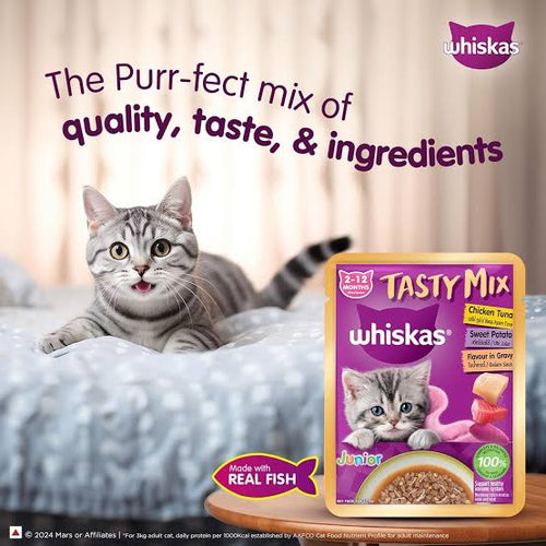 WHISKAS TASTYMIX GRAVY.