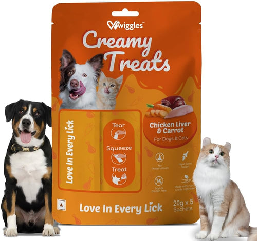 Wiggles Chic & Liver Creamy Treats