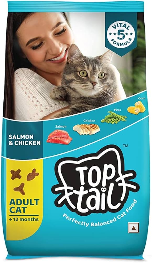 TOPTAIL ADULT SALMON & CHIC DRY FOOD [3Kg]