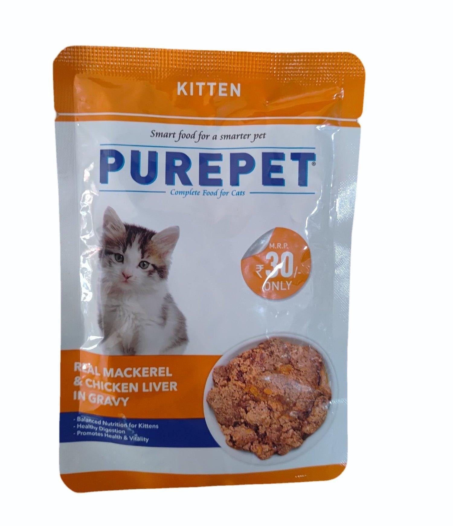 PUREPET KITTEN MACKERAL GRAVY