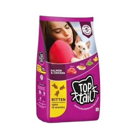 TOPTAIL KITTEN SALMON & CHIC DRY FOOD (XL)