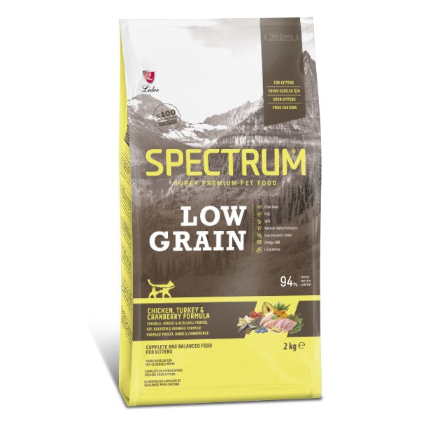 SPECTRUM LOW GRAIN KITTEN DRY FOOD