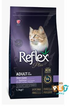 REFLEX CAT ADULT SKIN CARE WITH SALMON DRY FOOD
