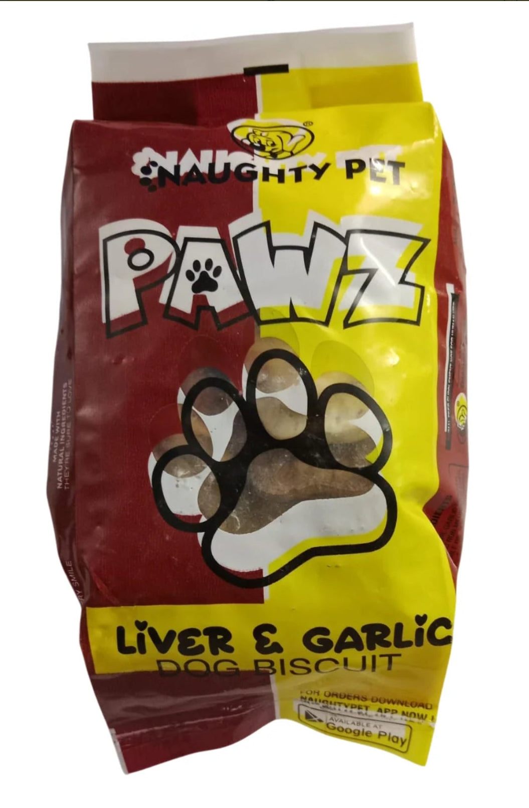 PAWZ LIVER & GARLIC DOG BISCUIT