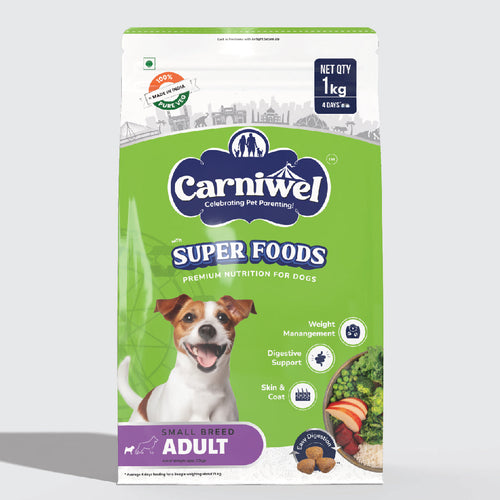 CARNIWEL ADULT SMALL DOG VEG DRY FOOD (S)