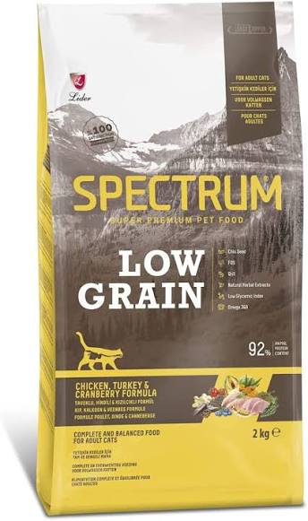 SPECTRUM LOW GRAIN ADULT CAT DRY FOOD