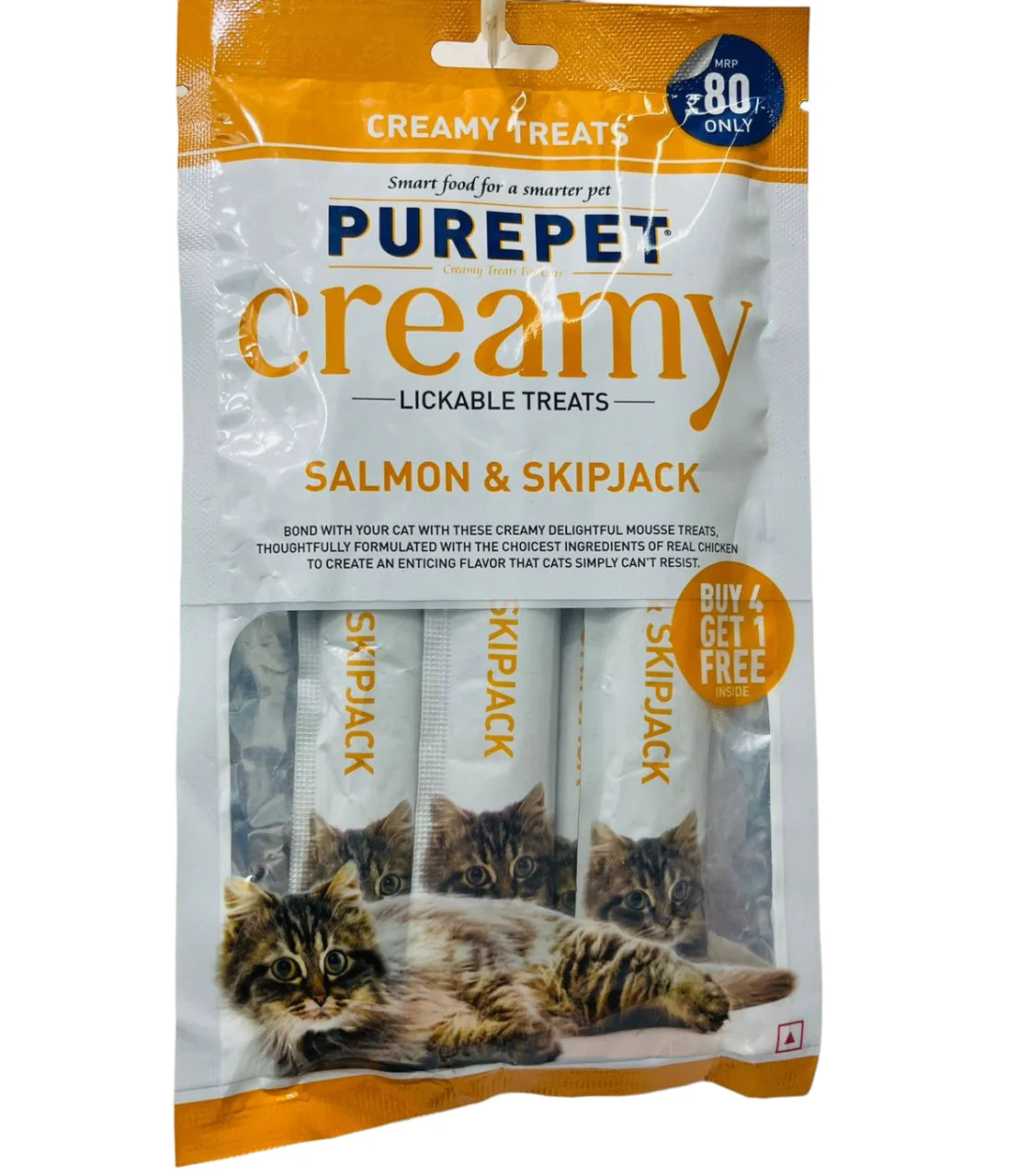 PUREPET CREAMY TREAT SALMON & SKIPJACK