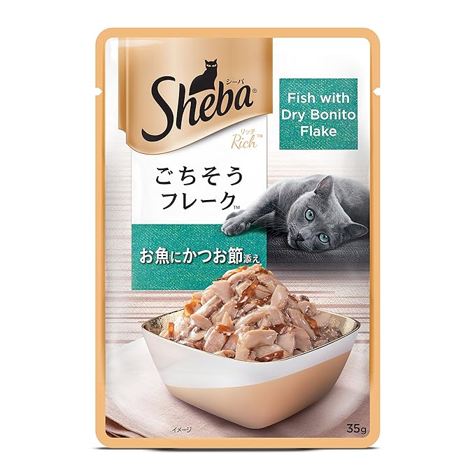SHEBA FISH DRY BONITO JELLY
