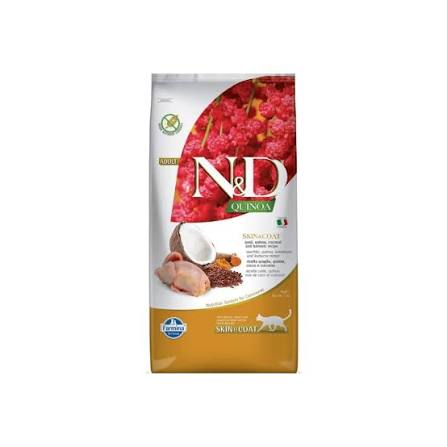 N&D QU SKIN & COAT QUAIL ADULT CAT DRY FOOD