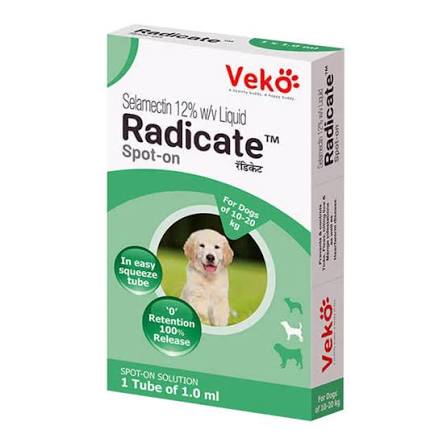 RADICATE (10-20KG) DOG SPOT ON