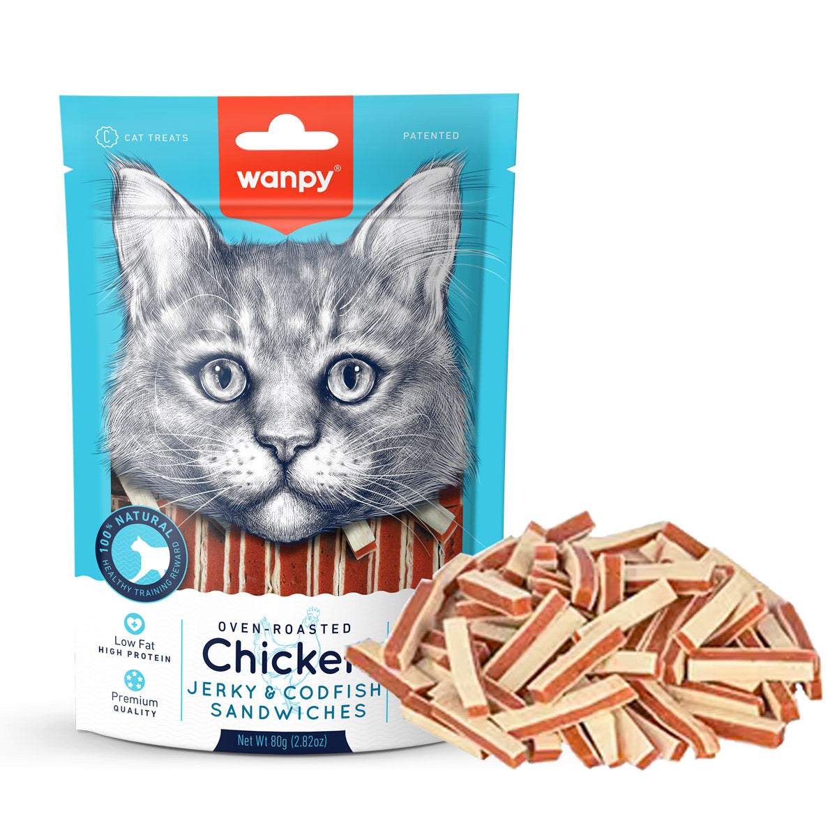 WANPY CHICKEN JERKY BITES TREAT