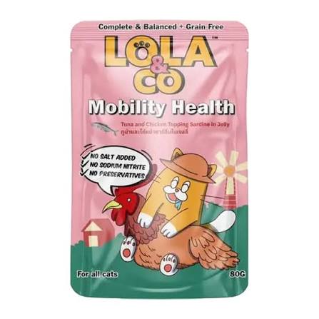 LOLA & CO MOBILITY HEALTH TUNA & CHIC TOPPING SARDINE IN JELLY