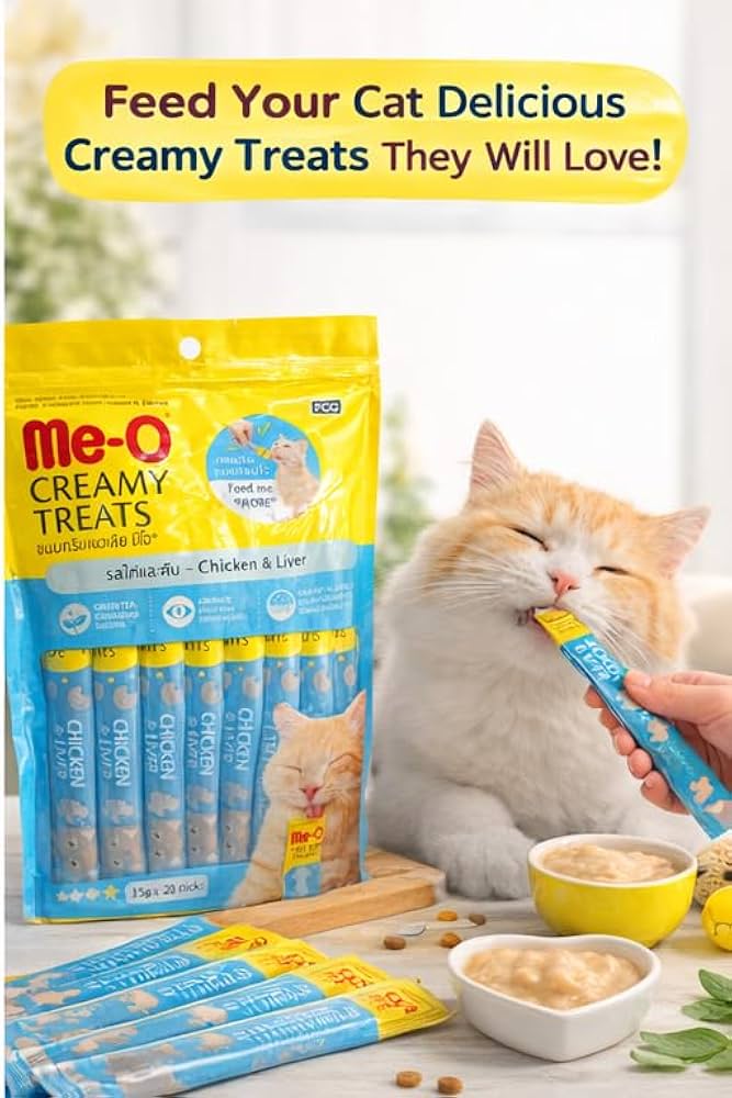 MEO CREAMY TREAT CHIC & LIVER (L)