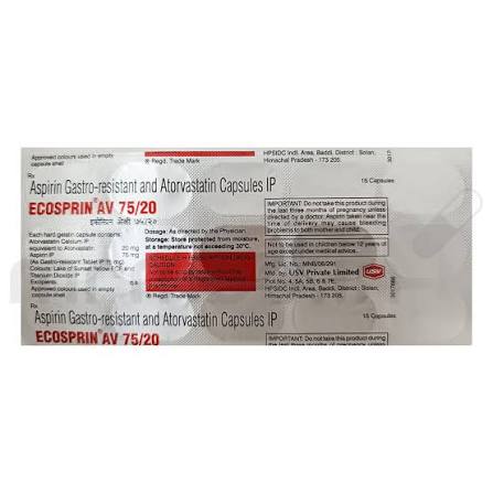 ECOSPRIN AV 75/20 CAPSULE