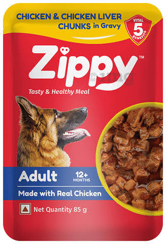 ZIPPY CHIC & LIVER ADULT DOG GRAVY